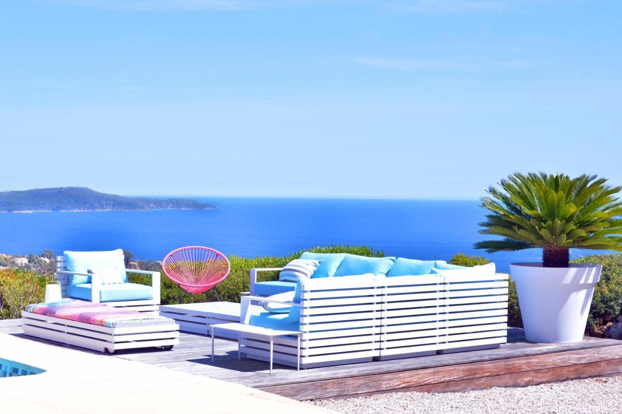 Villa Jucanos - Vue Mer Panoramique Golfe De St-Tropez Cavalaire-sur-Mer Zewnętrze zdjęcie